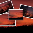 Sonnenuntergang-Collage