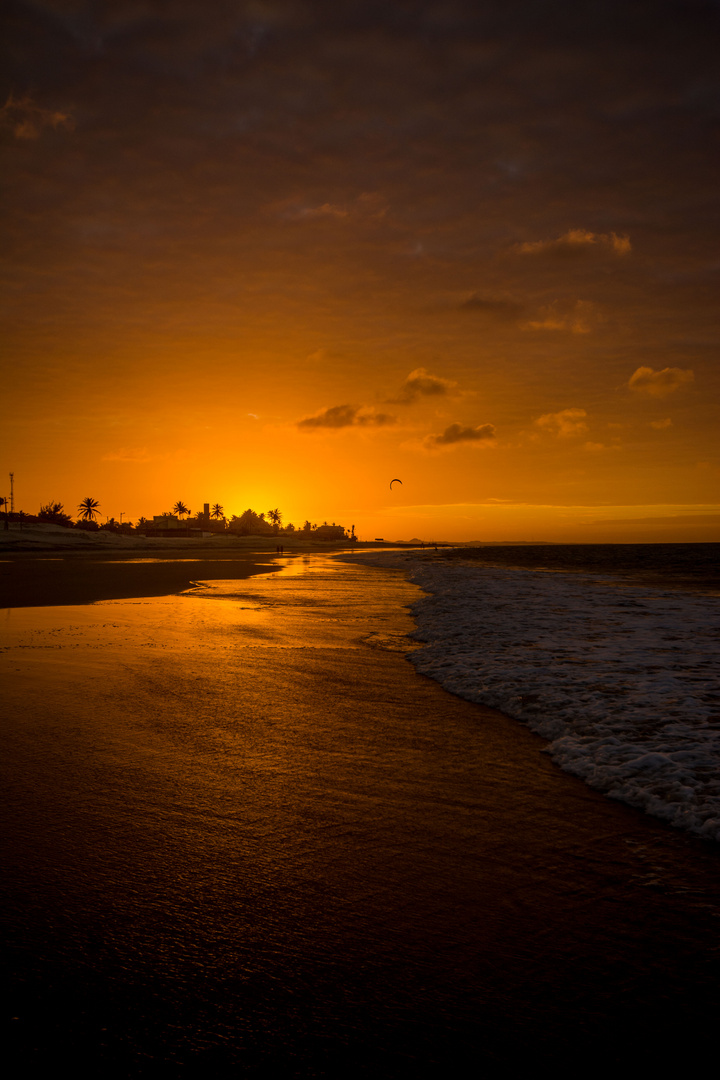 Sonnenuntergang Cumbuco Brasilien