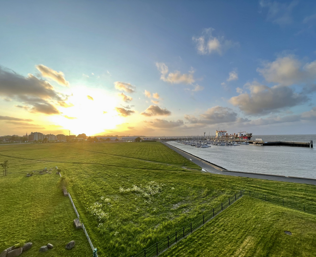 Sonnenuntergang Cuxhaven 