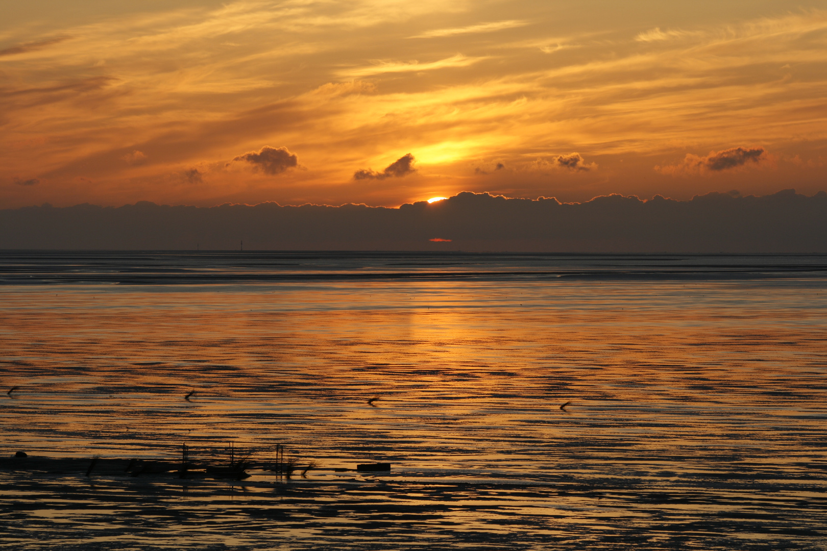 Sonnenuntergang - Cuxhaven