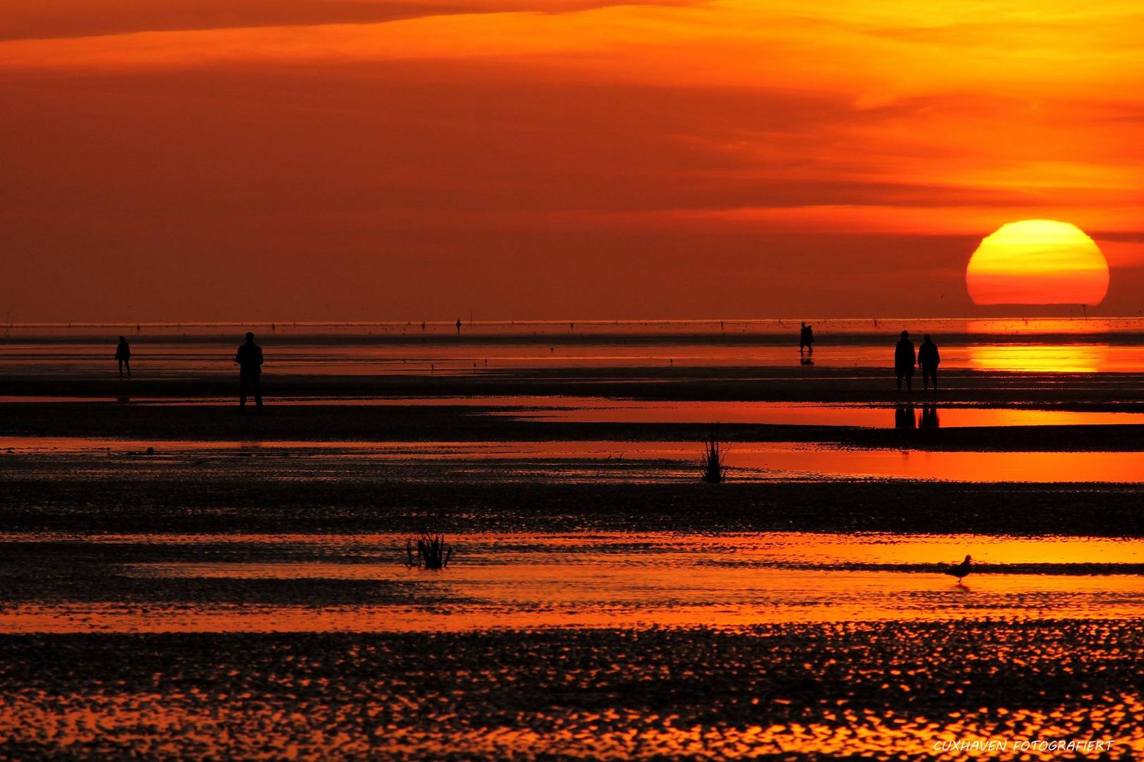 Sonnenuntergang Cuxhaven