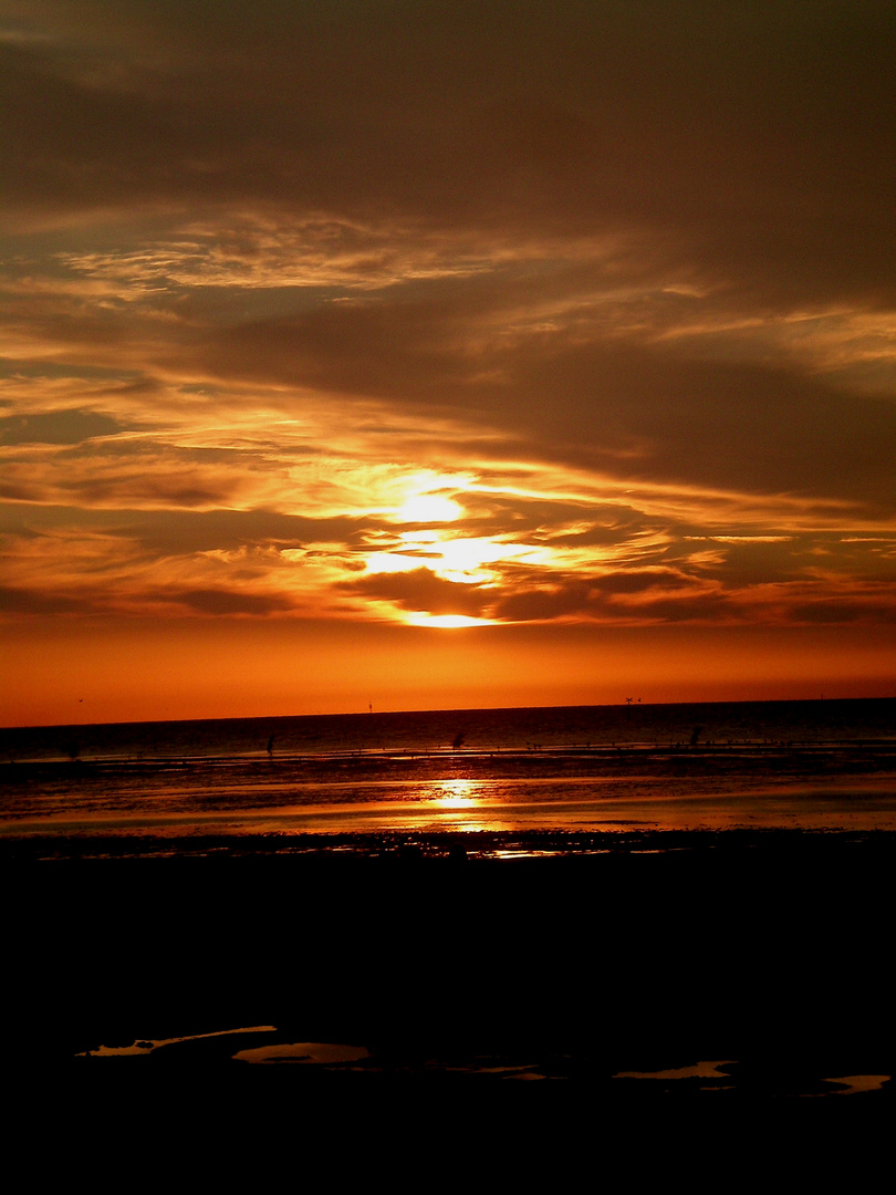 Sonnenuntergang Cuxhaven