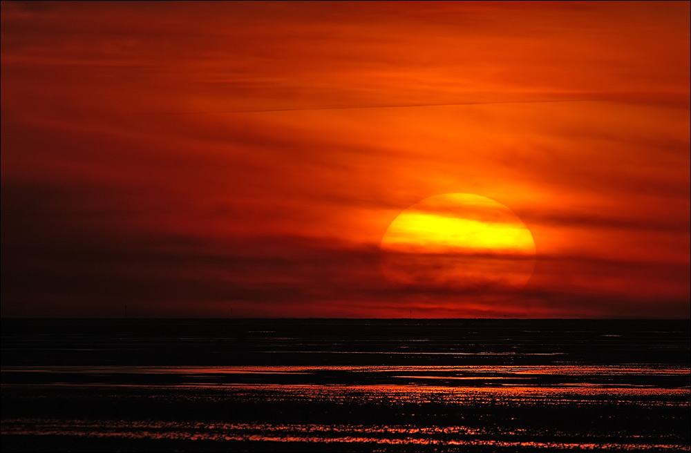 Sonnenuntergang Cuxhaven Duhnen
