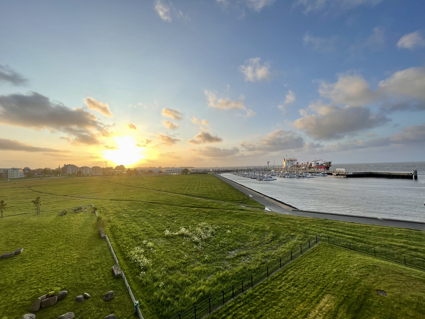 Sonnenuntergang Cuxhaven 