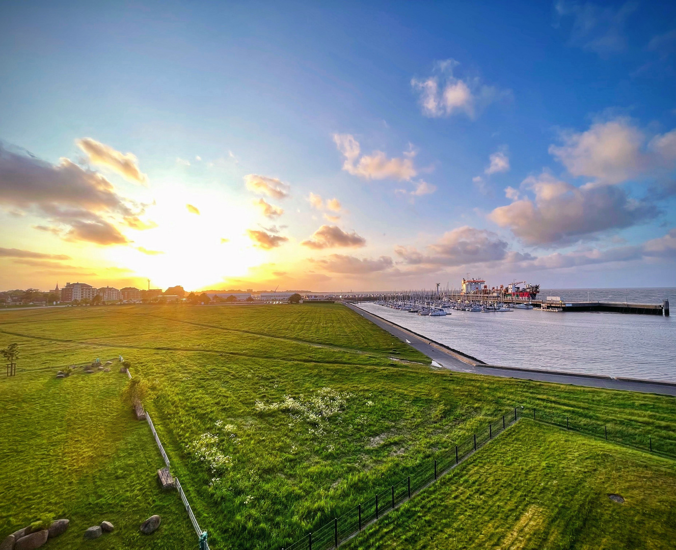 Sonnenuntergang Cuxhaven 