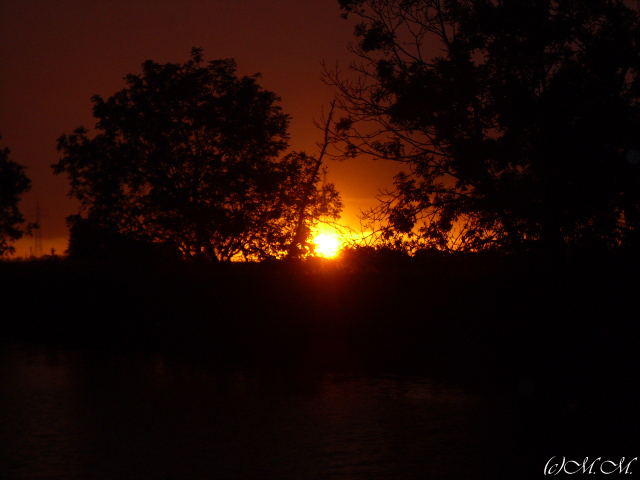 Sonnenuntergang...