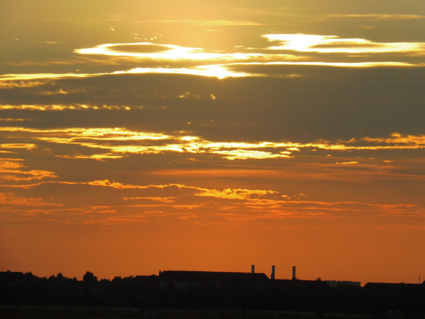 Sonnenuntergang...