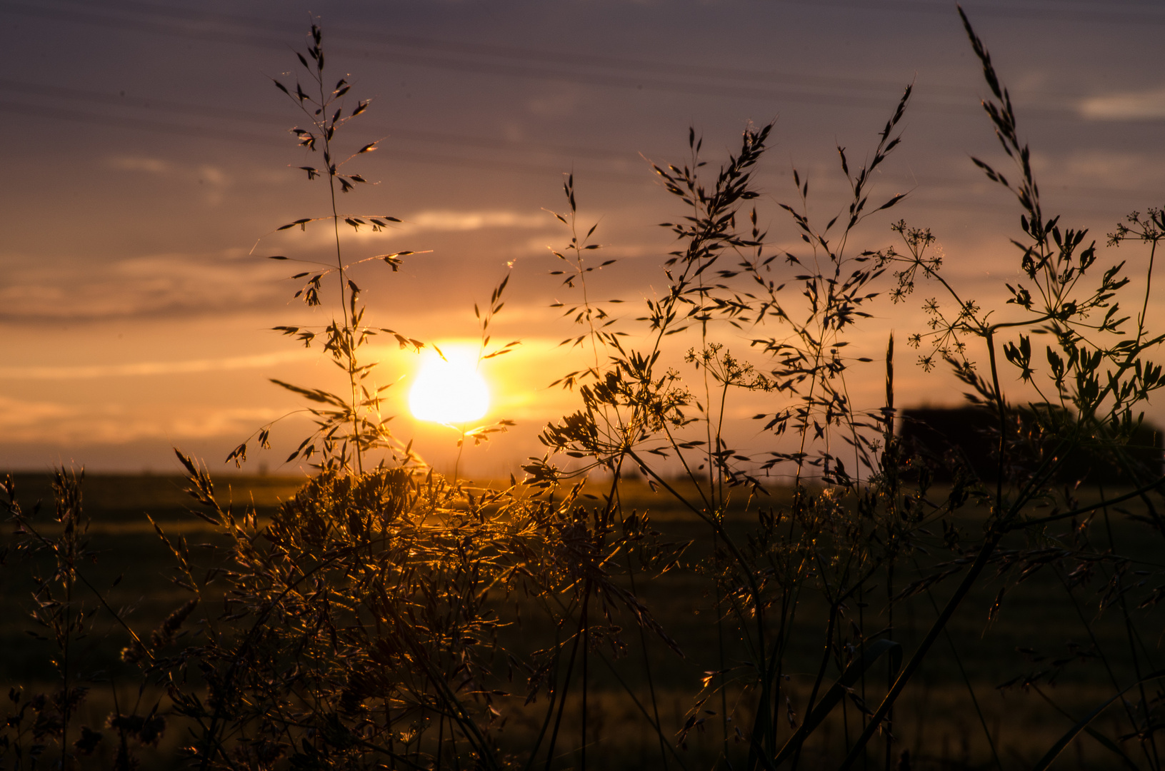 Sonnenuntergang...