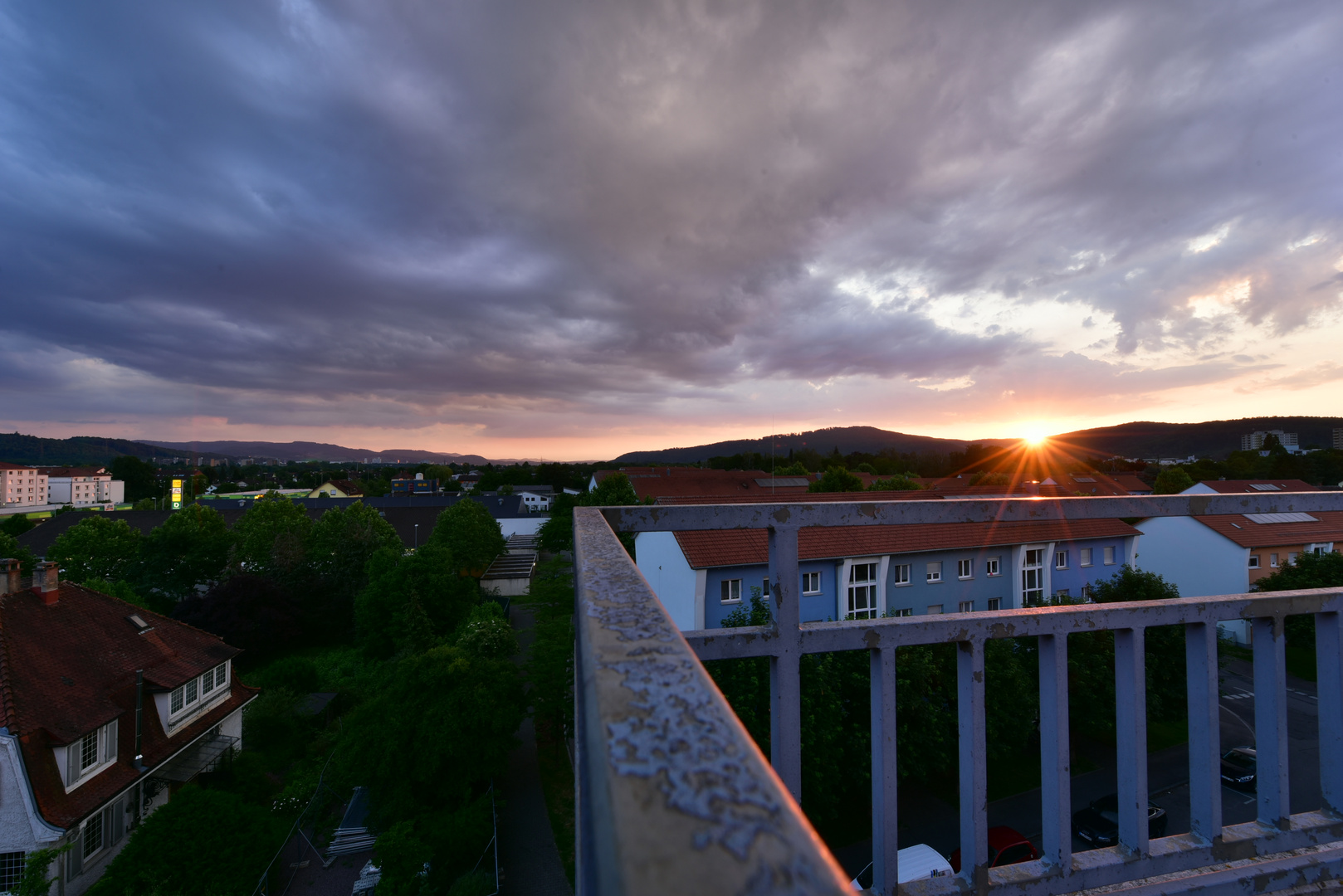 Sonnenuntergang daheim