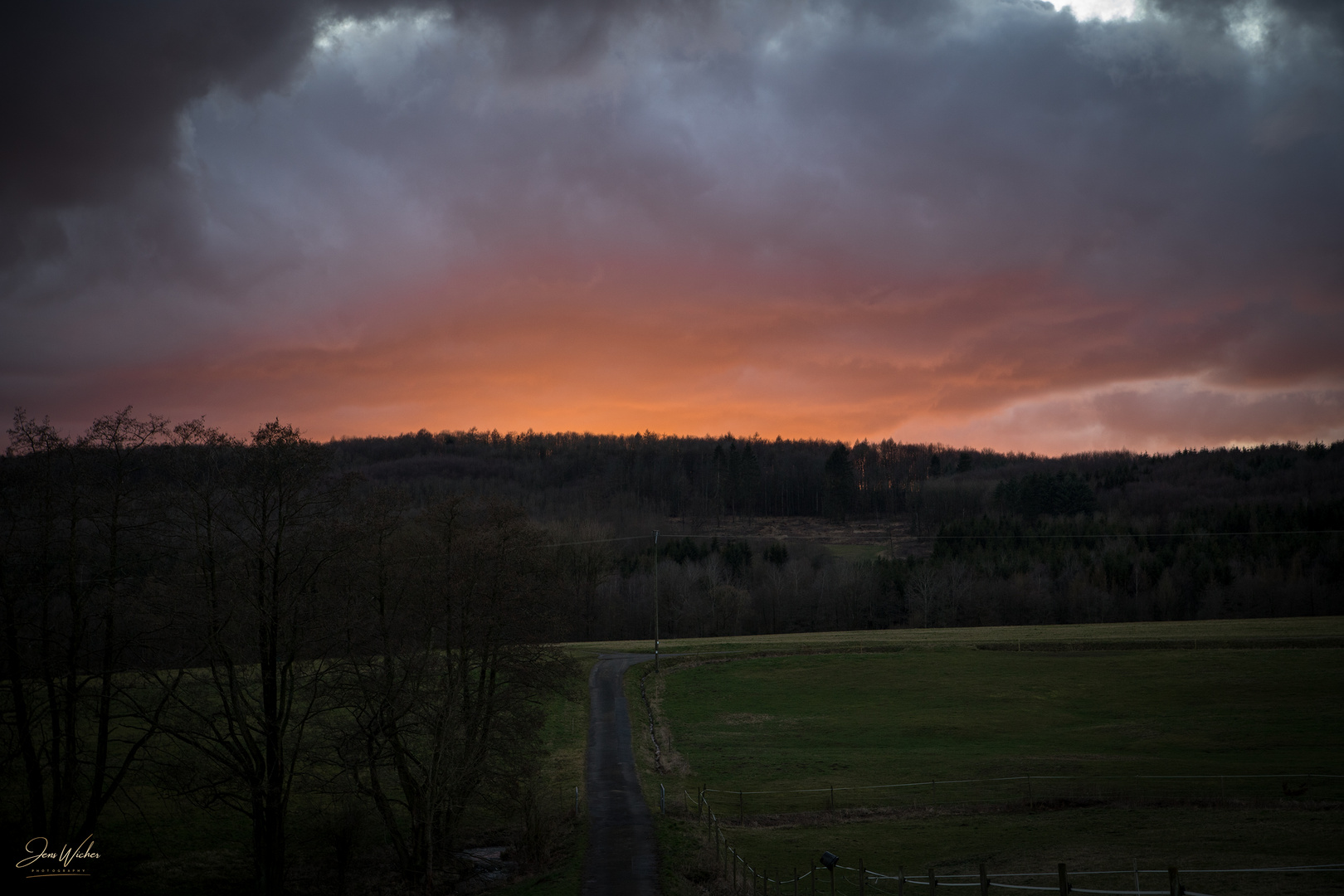 Sonnenuntergang daheim