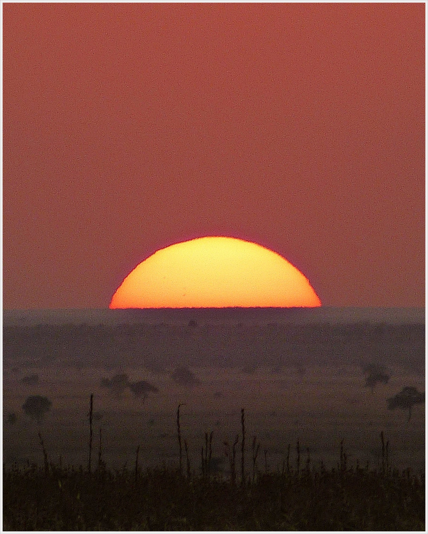 Sonnenuntergang....................