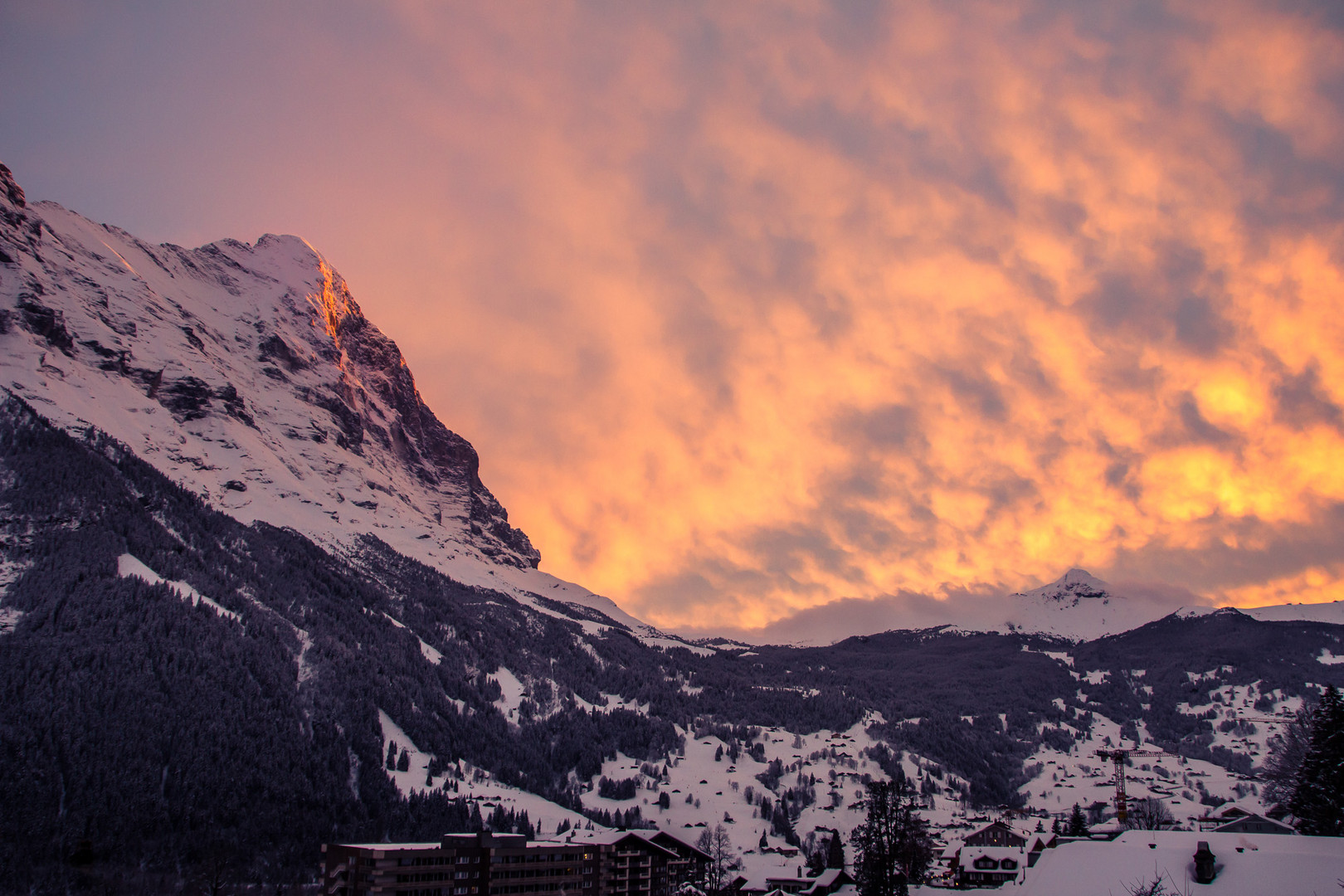 Sonnenuntergang...