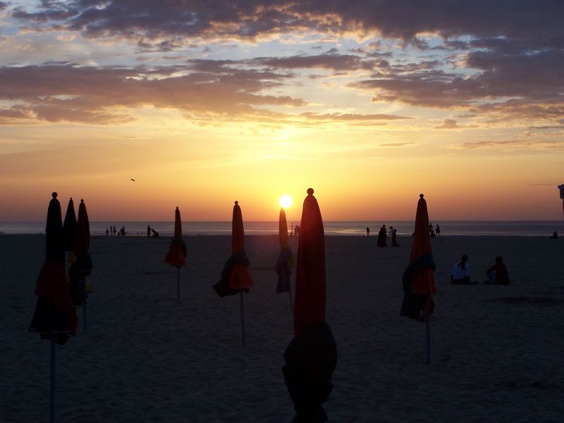 Sonnenuntergang, Deauville