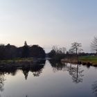 Sonnenuntergang der alten Kluvensieker Schleuse