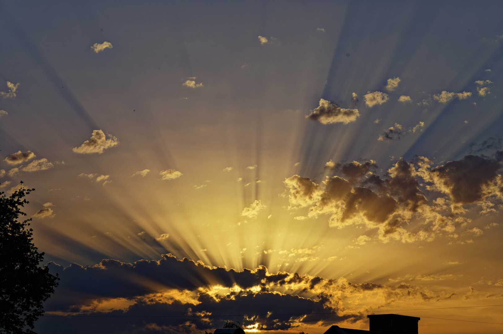 Sonnenuntergang der besonderen Art