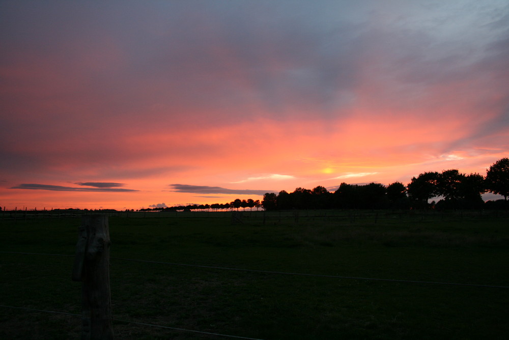 Sonnenuntergang der etwas anderen Art