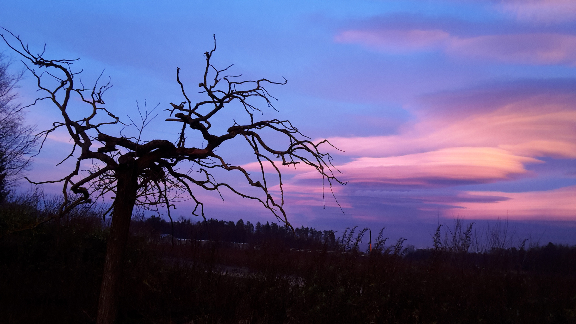 Sonnenuntergang - der Himmel brennt