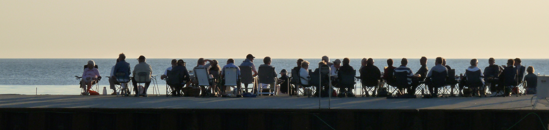 Sonnenuntergang der Oldtimerfahrer Hammerhuis