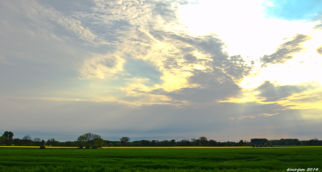 Sonnenuntergang der zarten Art.