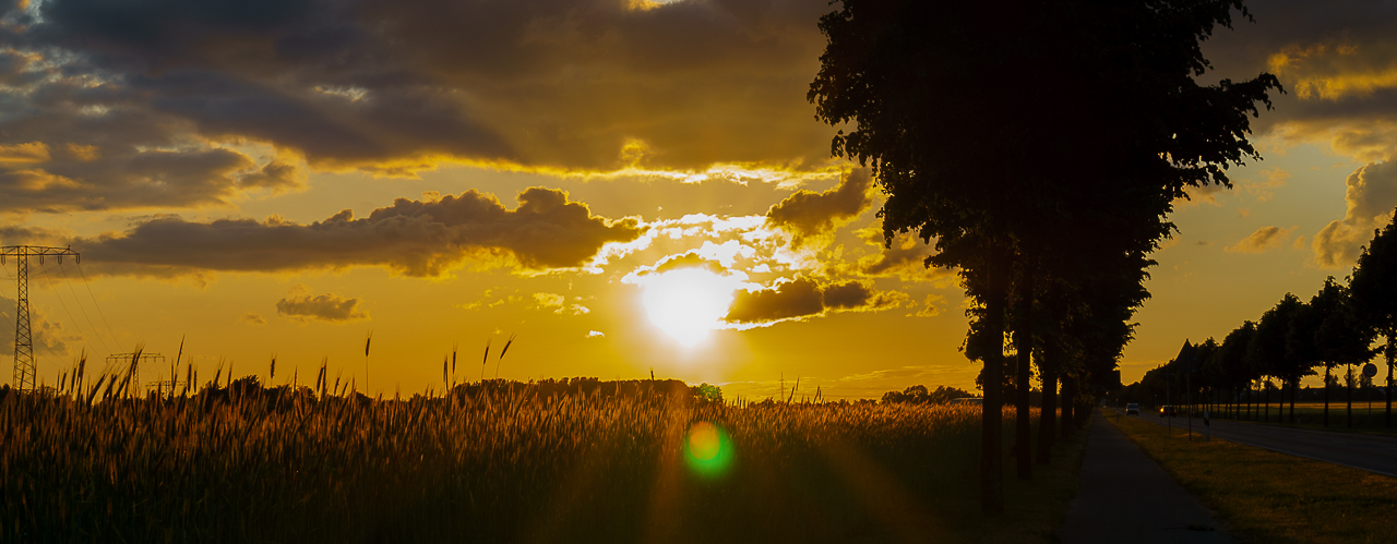 Sonnenuntergang die Nächste