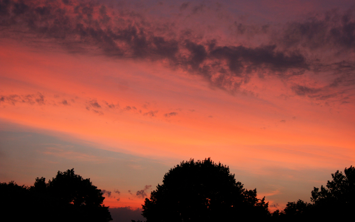 Sonnenuntergang Dienstag 21h