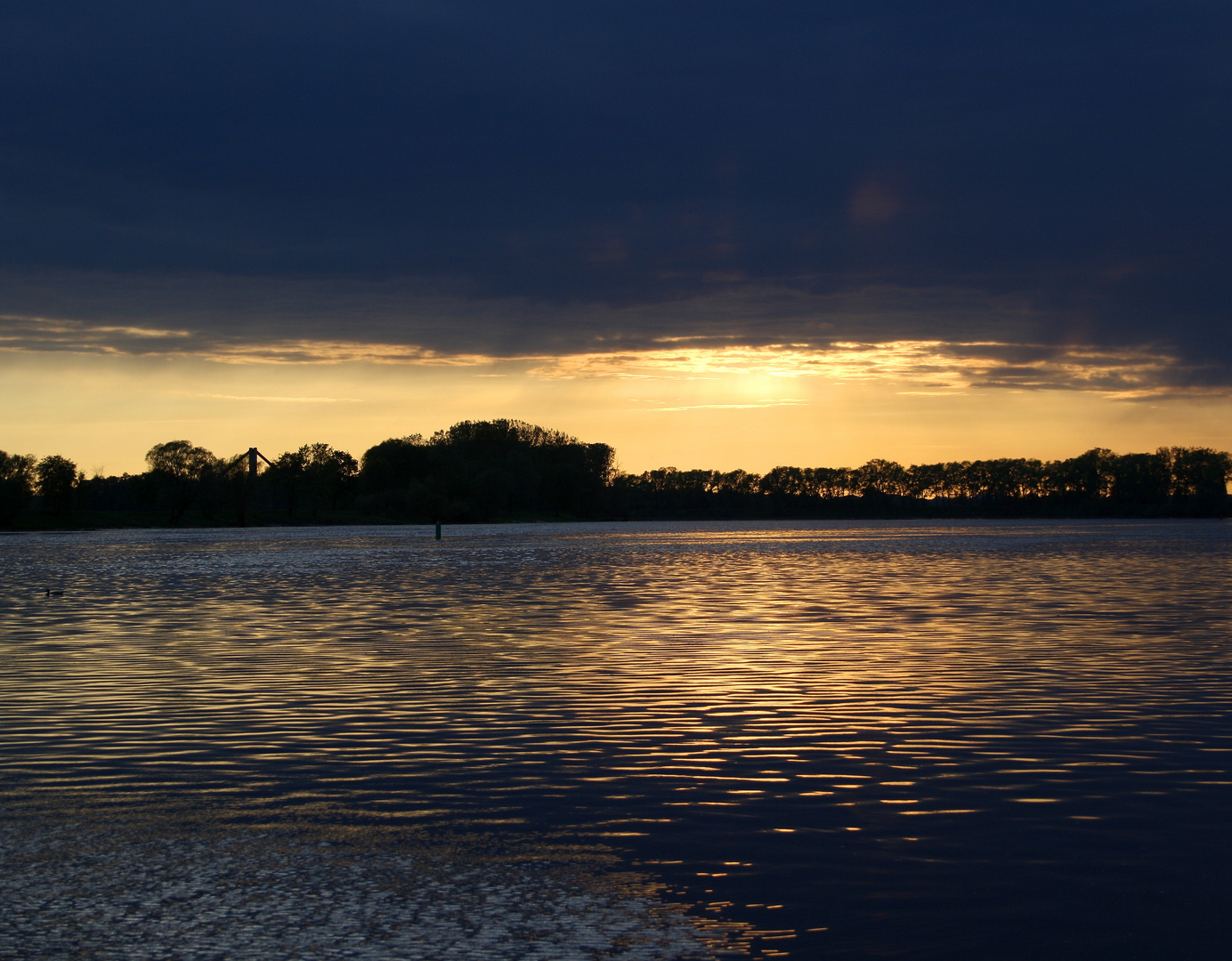 Sonnenuntergang Donau / Metten I