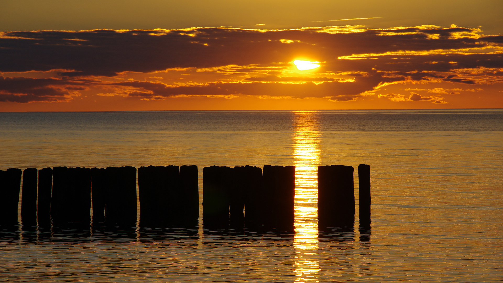 Sonnenuntergang Dranske 2