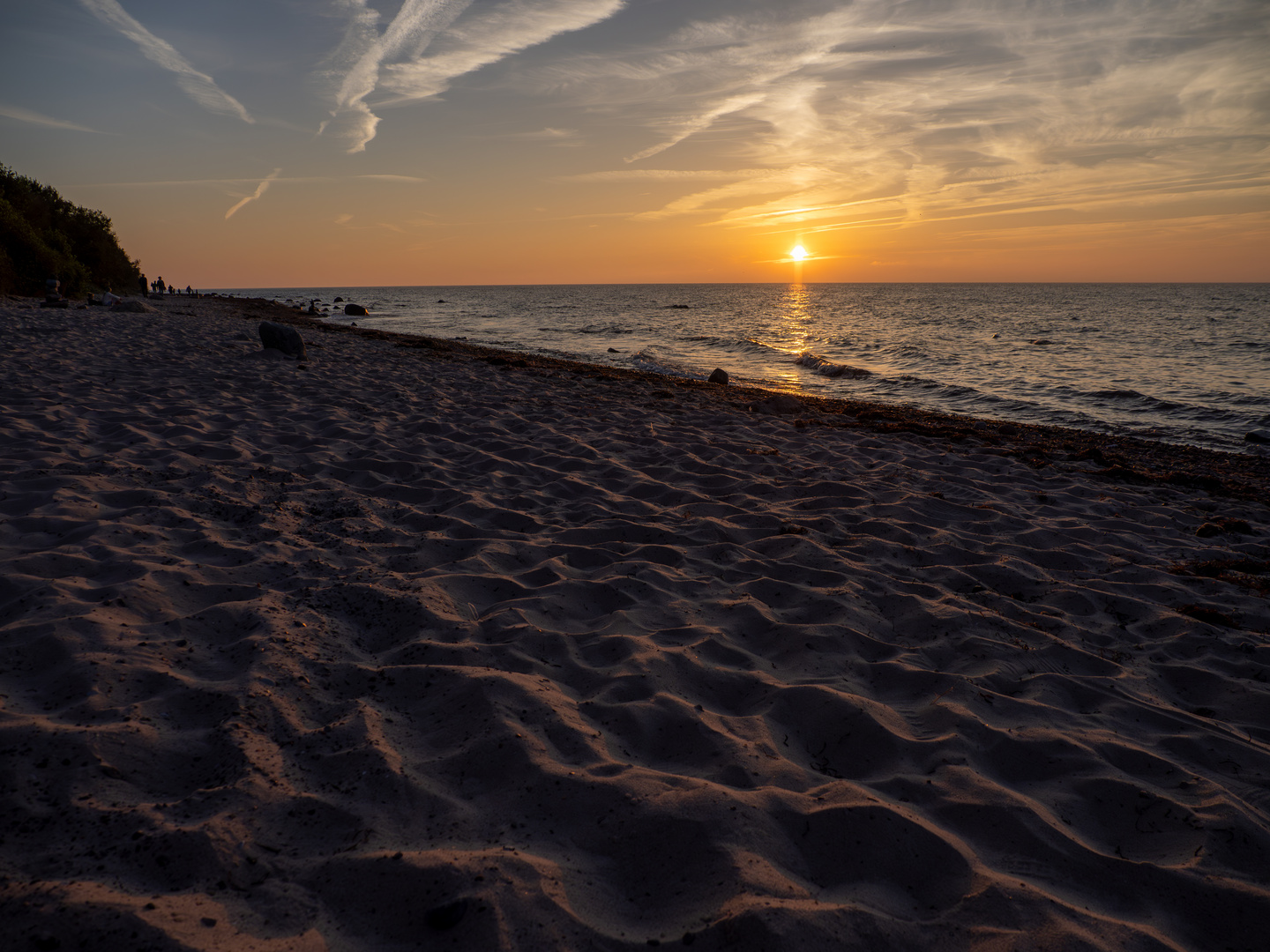 Sonnenuntergang Dranske auf Rügen