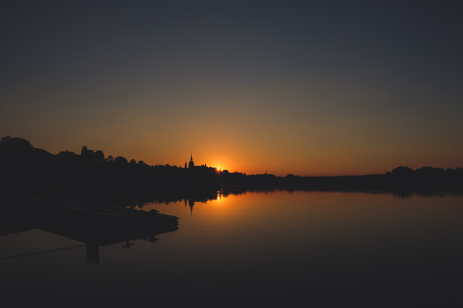 Sonnenuntergang Dresden