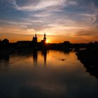 Sonnenuntergang Dresden Altstadt