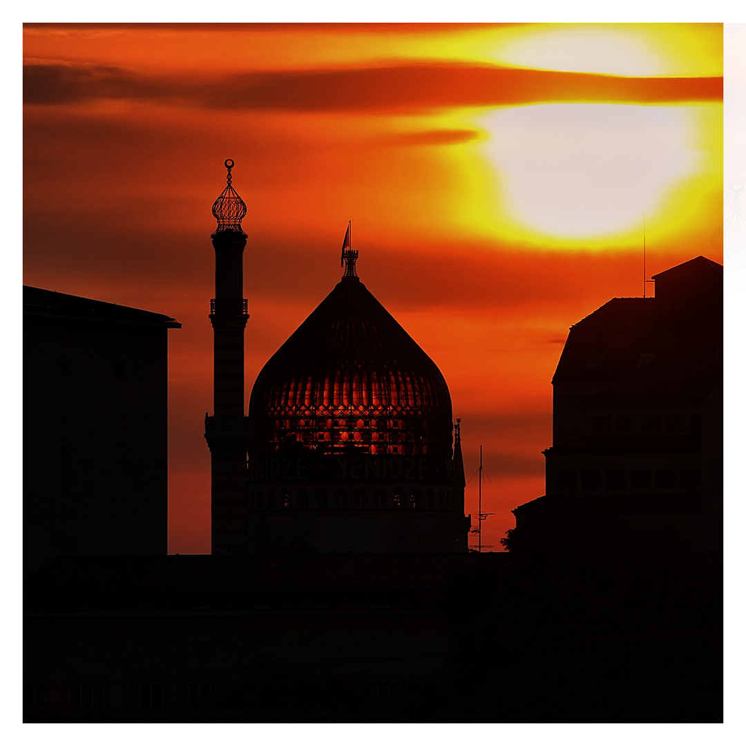 Sonnenuntergang Dresden