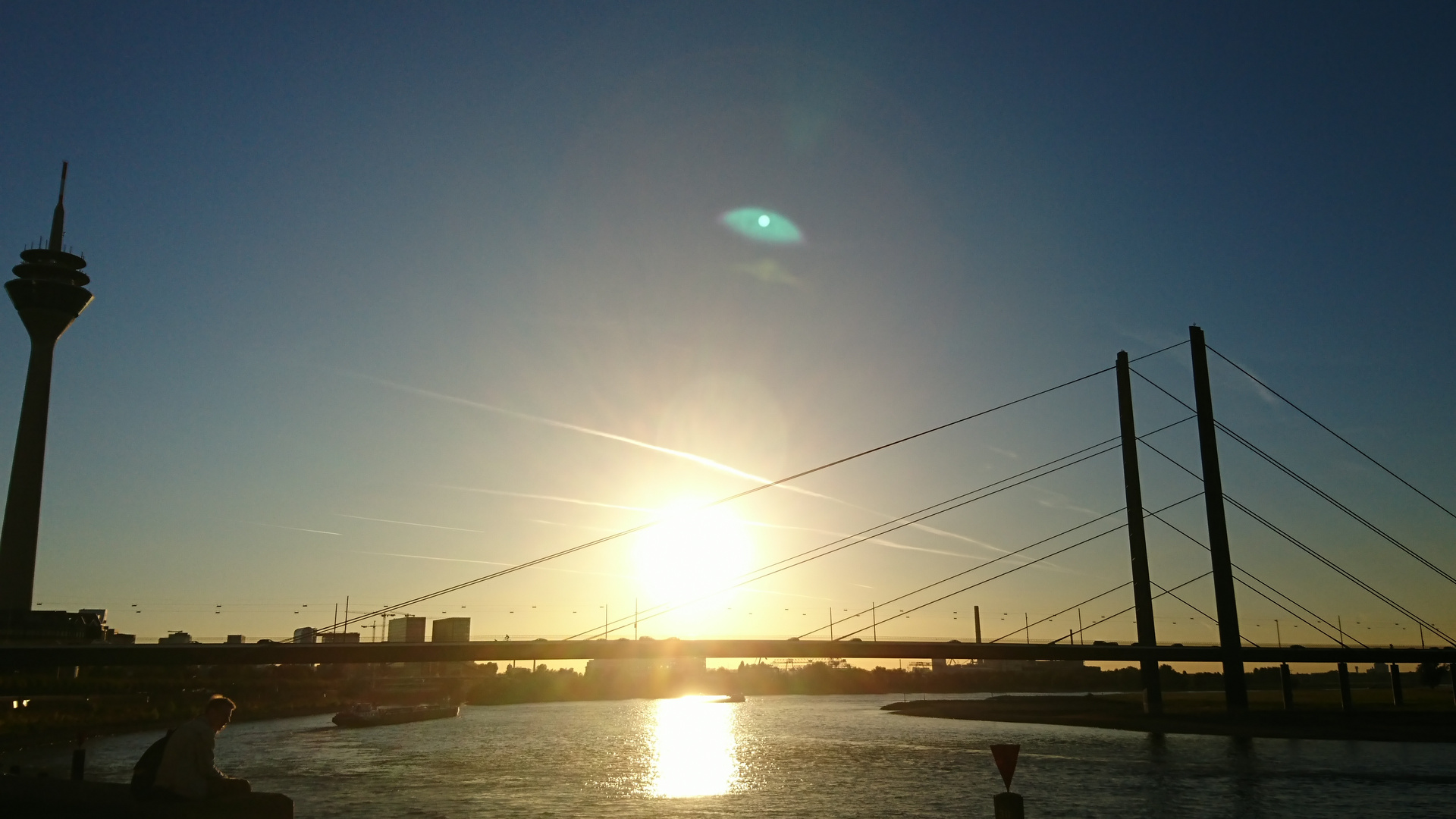 Sonnenuntergang Düsseldorf