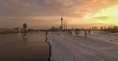 Sonnenuntergang Düsseldorf
