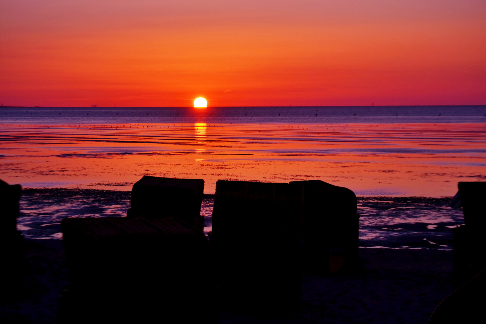 Sonnenuntergang Duhnen