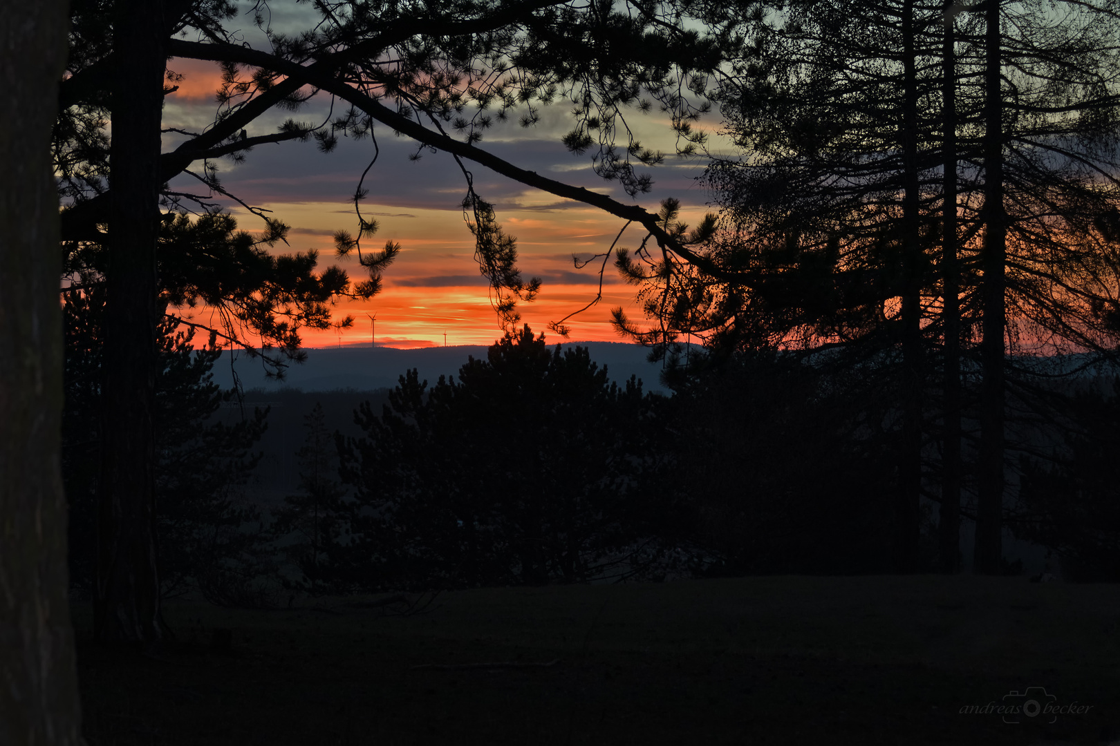 Sonnenuntergang...