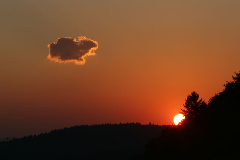 Sonnenuntergang Egliswil