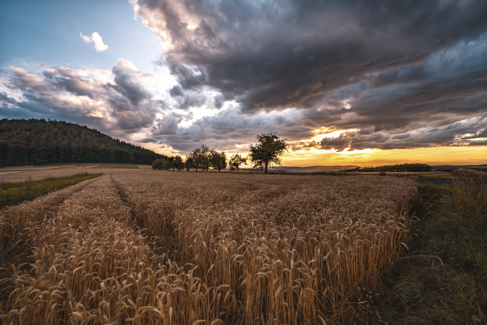 Sonnenuntergang Eichenberg 1