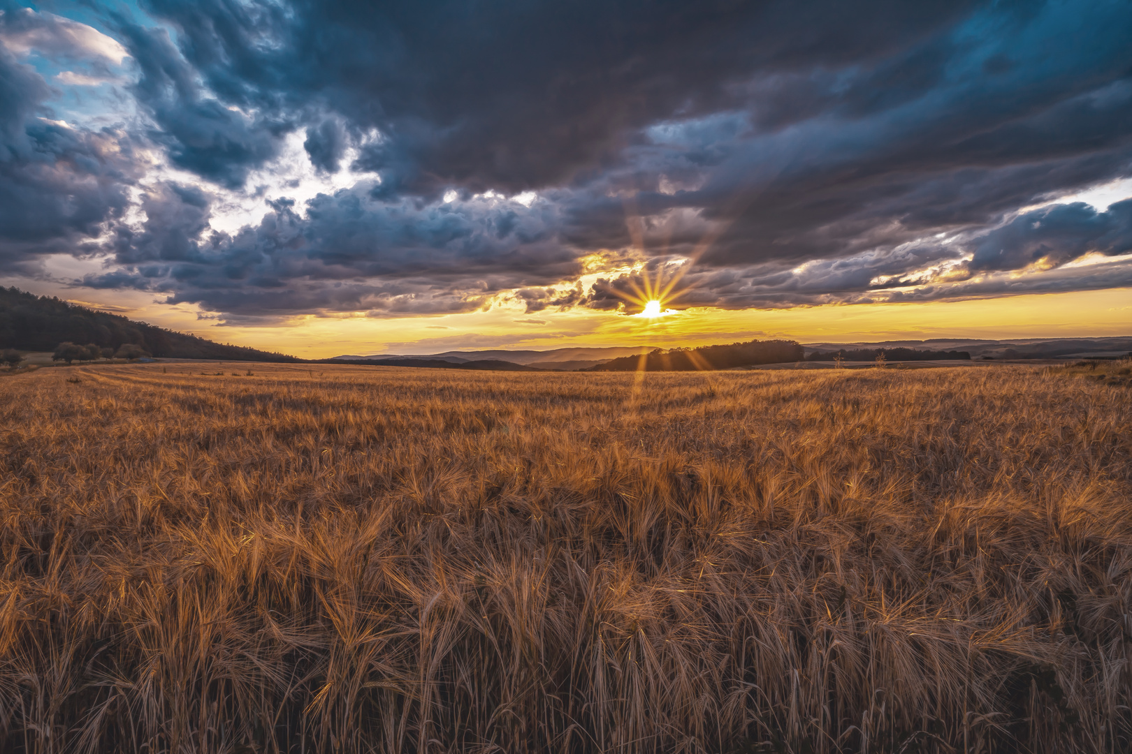 Sonnenuntergang Eichenberg 2