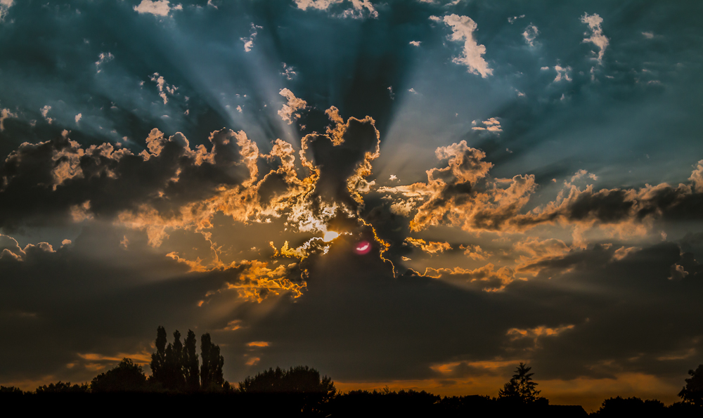 Sonnenuntergang Elbe