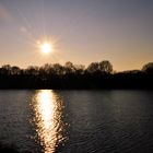 Sonnenuntergang Elfrather See