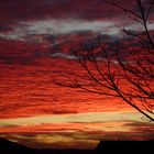 Sonnenuntergang Ende des Jahres 2012