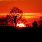 Sonnenuntergang Ende Oktober