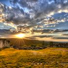 Sonnenuntergang Falkenburg Detmold