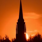 Sonnenuntergang Falkenstein im Vogtland 