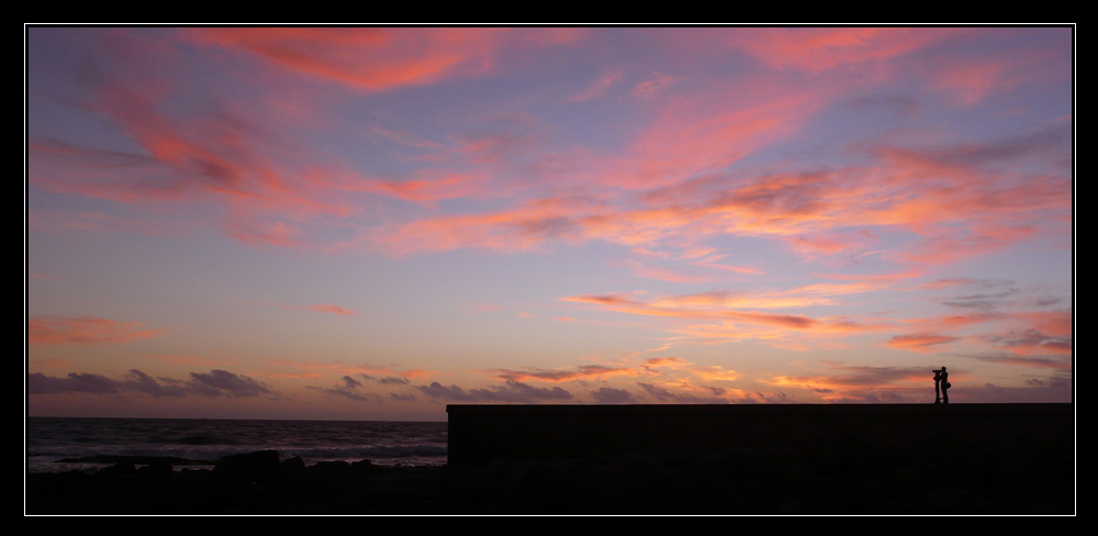 Sonnenuntergang Faro Maspalomas, Gran Canaria