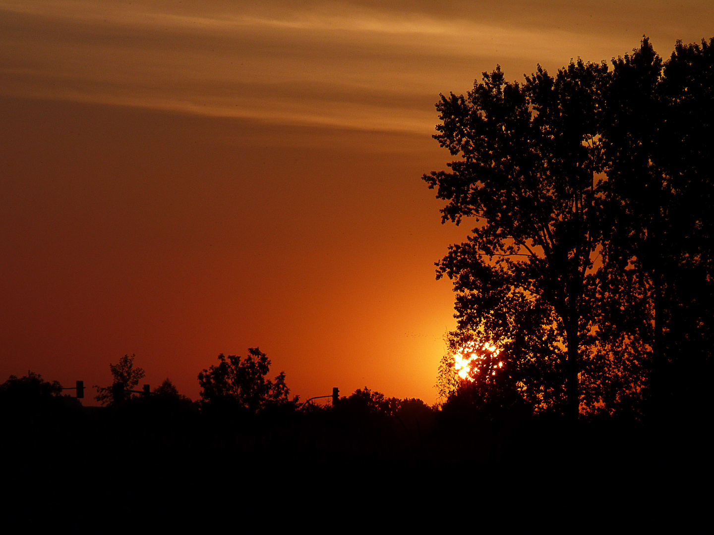 Sonnenuntergang ...