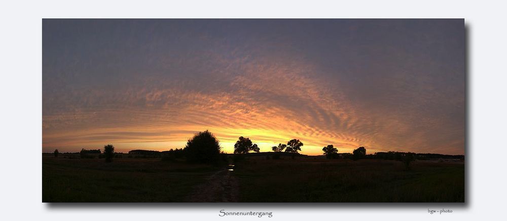 **  Sonnenuntergang   **