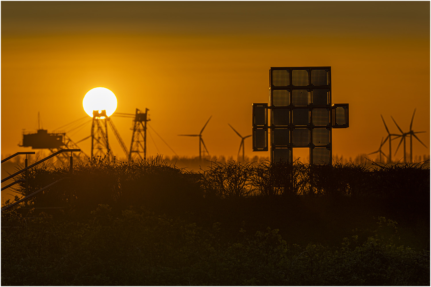 Sonnenuntergang....