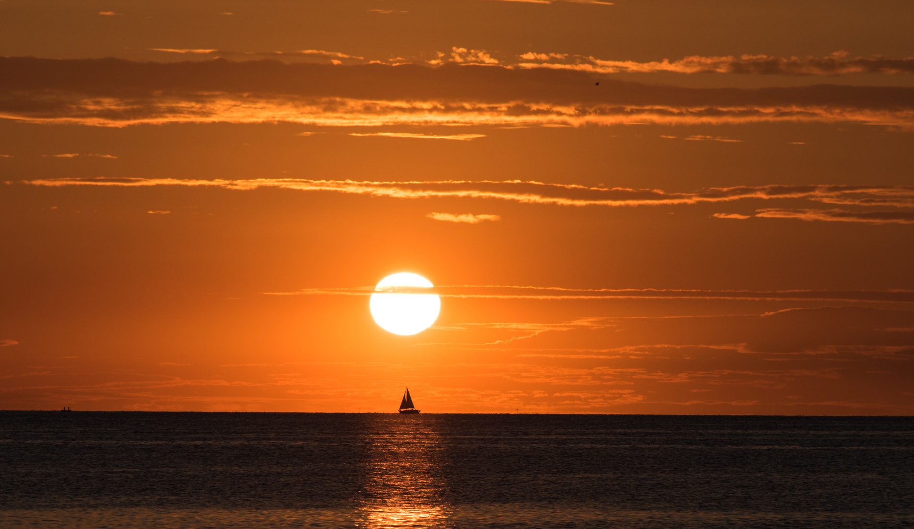 Sonnenuntergang Fehmarn