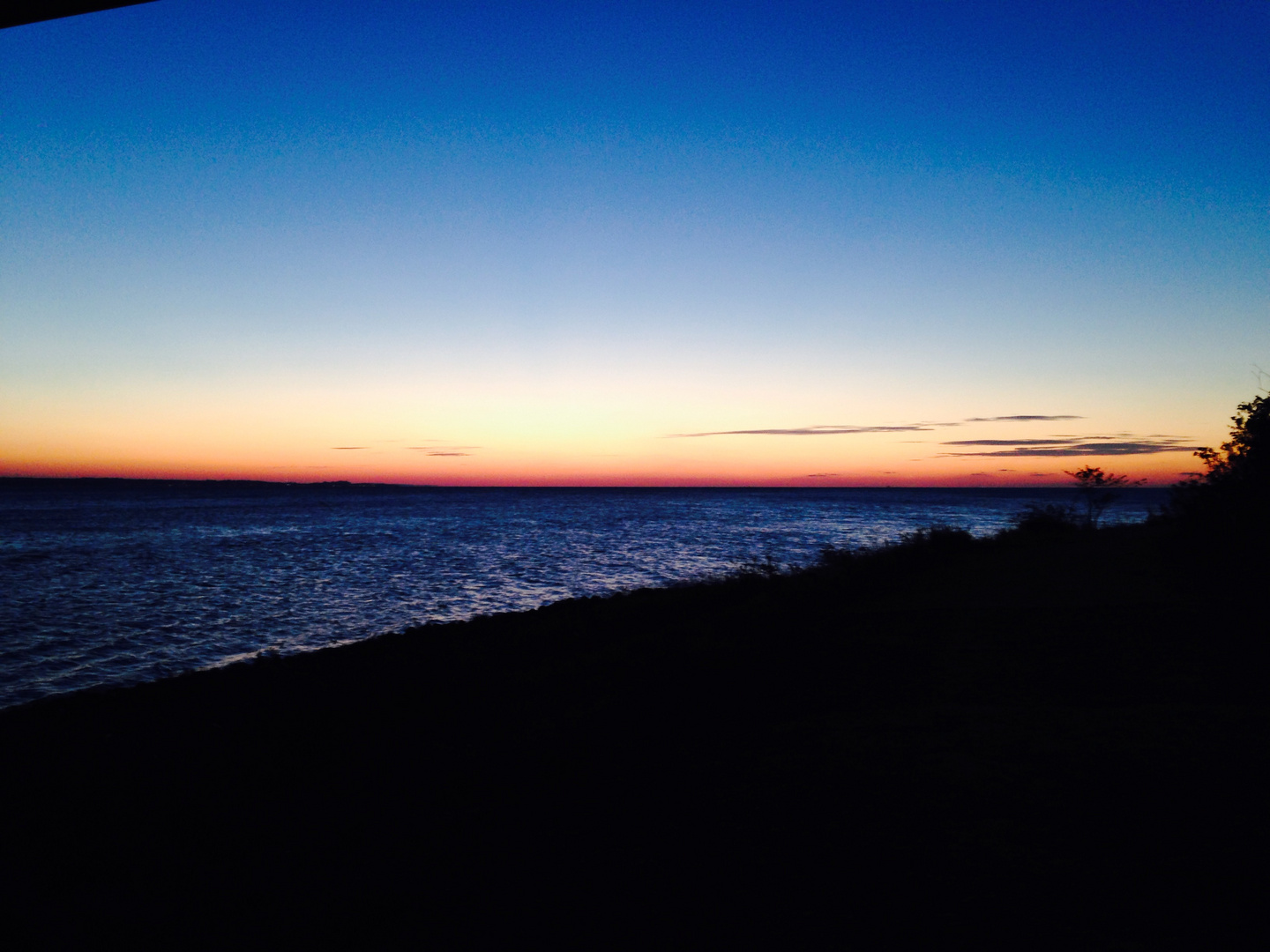 Sonnenuntergang - Fehmarn Sund